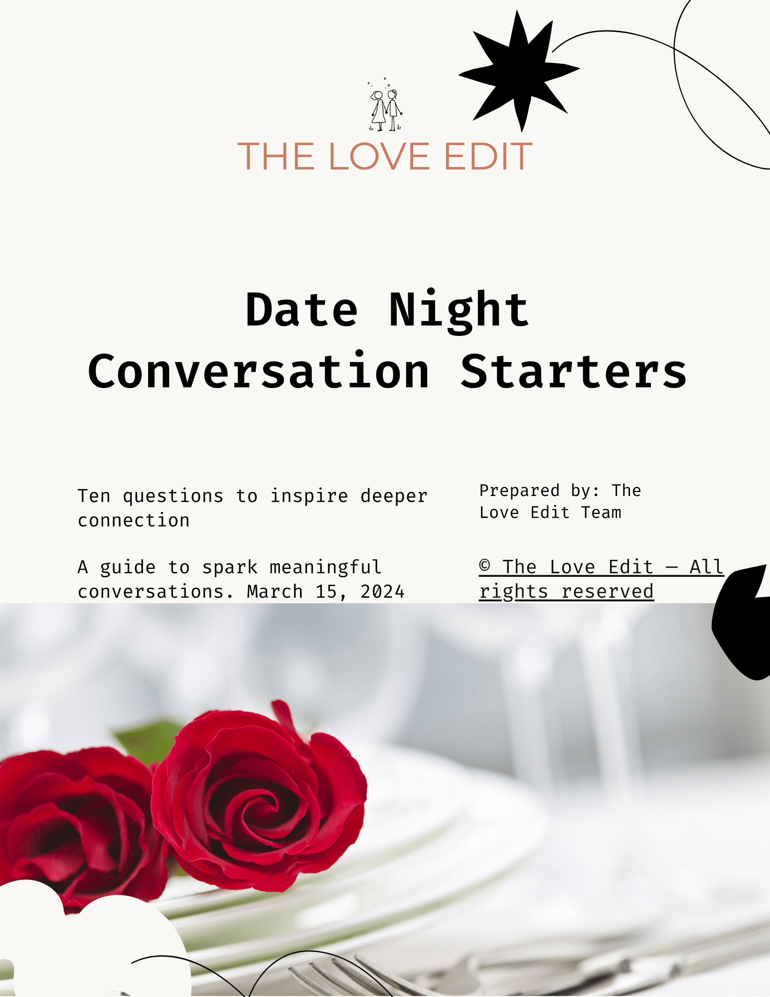 Date Night Conversation Starters - THE LOVE EDIT