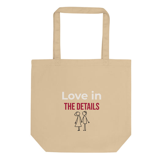 "Love in the Details" Reusable Tote Bag - THE LOVE EDIT